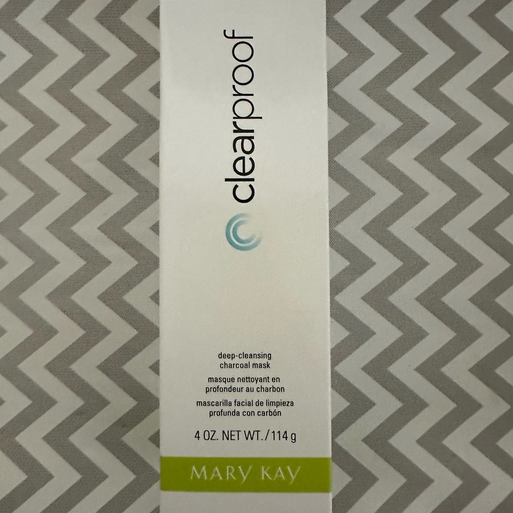 Mary Kay Clearproof Charcoal Mask - White and Green Packaging